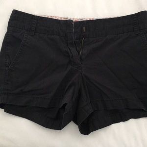 Black JCrew Chino Shorts